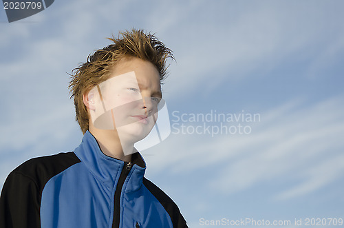 Image of Thoughtful teenager