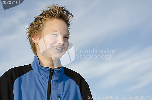 Image of Laughing teenager