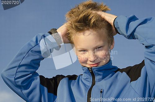 Image of Funny guy with spiky hair