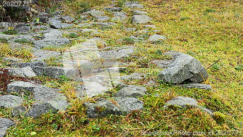 Image of ancient stone path
