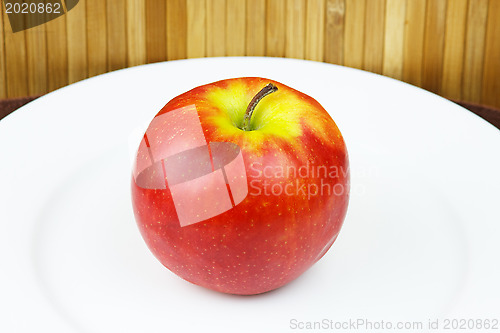 Image of Apple On Plate