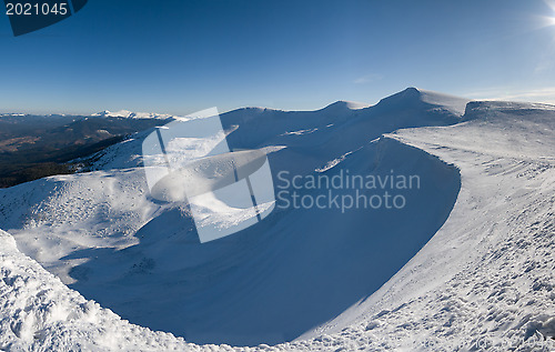 Image of View to higest ukrainian mountain