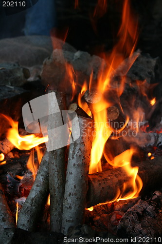 Image of Open fire
