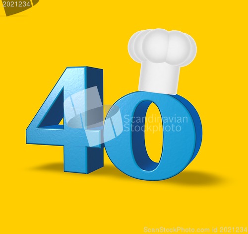 Image of number forty cook