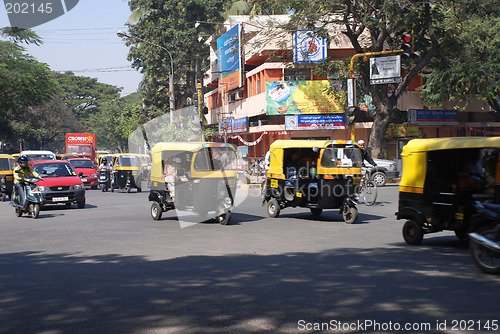 Image of India, city traffic