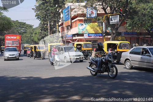 Image of India, city traffic