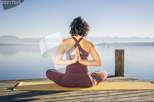 Image of yoga woman
