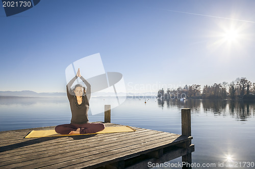 Image of yoga woman