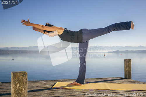 Image of yoga woman