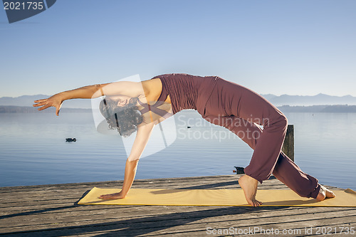 Image of yoga woman