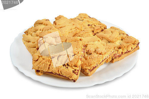 Image of Saucer with cookies