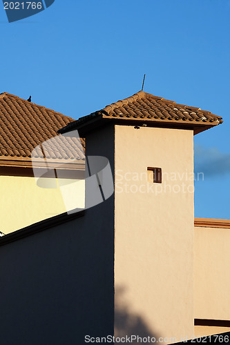 Image of Resort building with tile roof