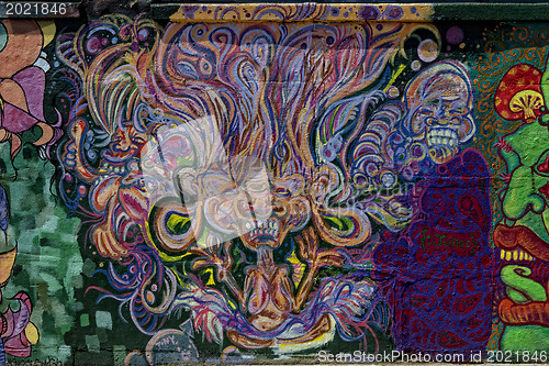 Image of Graffiti wall in New York