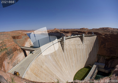Image of Glen Canyon Dam at Lake Powell & Page, AZ
