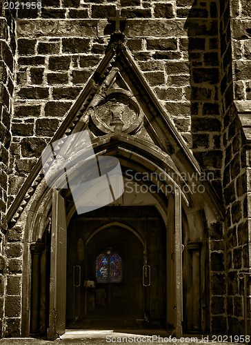 Image of Entrance to the church