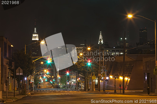 Image of New York at night