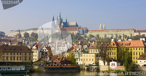 Image of Prague. Red roofs