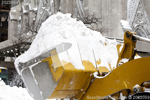 Image of Snow removing in Manhatten