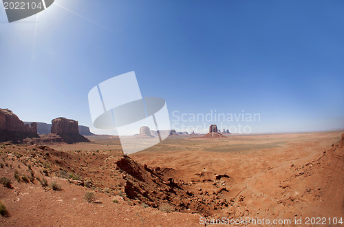 Image of Monument Valley. USA