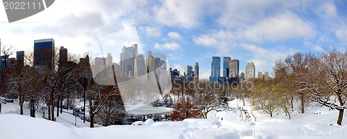 Image of Manhattan. New York City skyline 