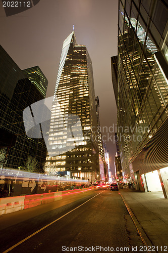 Image of New York City at night