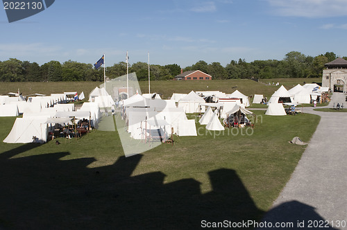 Image of English Camp at Old Fort Niagara