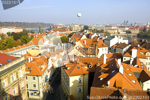 Image of Prague. Red roofs