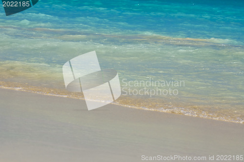 Image of Waves on beautiful  beach