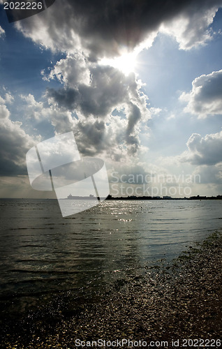 Image of Clouds in the blue sky 