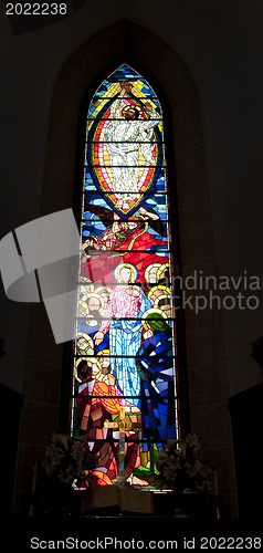 Image of Stained glass window in Washington Masonic National Memorial