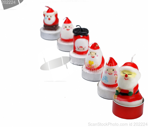 Image of Funny Christmas candles