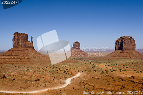 Image of Monument Valley. USA