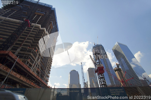 Image of Construction on World Trade Center — Ground Zero