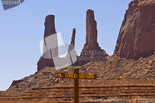 Image of Monument Valley. USA