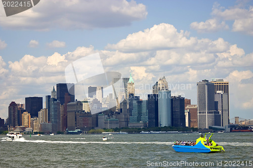 Image of Manhattan. New York City skyline 