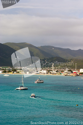 Image of Tropical beach in the Caribbean