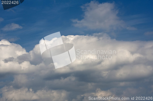 Image of Clouds in the blue sky 