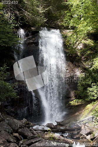 Image of Forest waterfall in Helen Georgia.