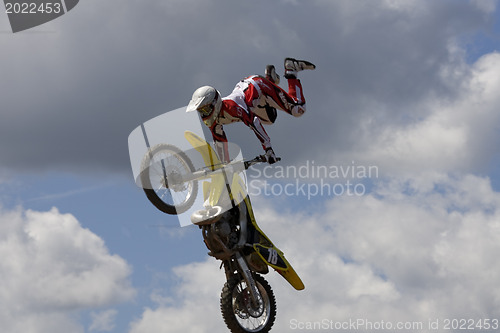 Image of Stunt Biker. Free stile performing