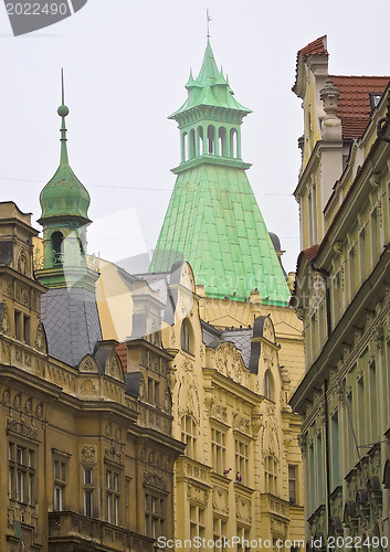 Image of Prague's steeples
