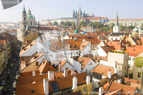 Image of Prague. Red roofs