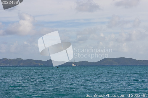 Image of Tropical beach in the Caribbean