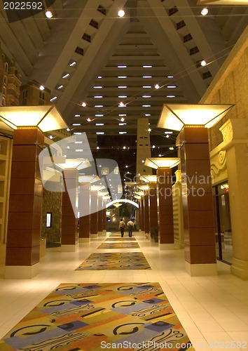 Image of Lobby in luxury hotel.