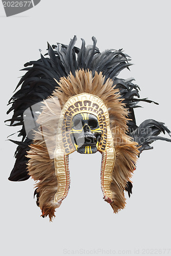 Image of Native American Mask Isolated