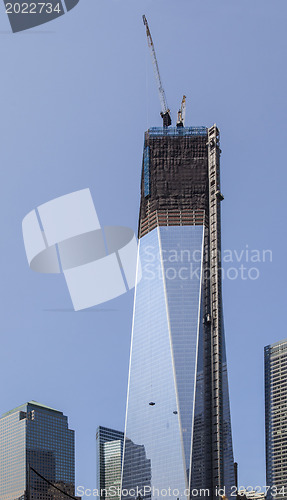 Image of NEW YORK CITY - August 30: The construction of NYC's World Trade