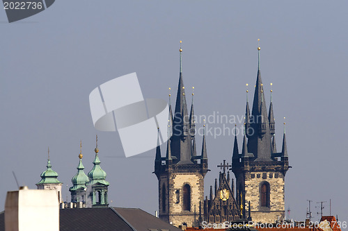 Image of Prague's church steeples