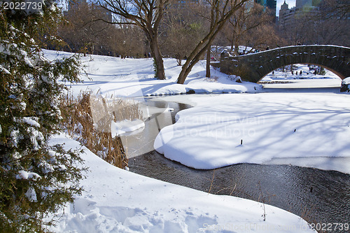 Image of Central Park, New York. Beautiful park in beautiful city. 