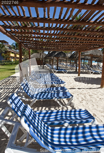 Image of Hommacks in a resort beach