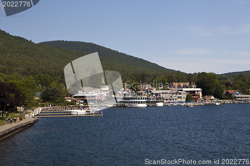 Image of Steam boat at Lake George

