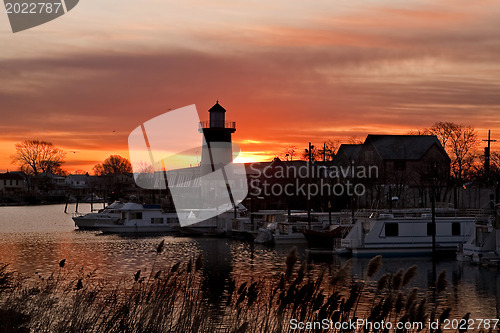Image of Light house at early sunrise in Brooklyn